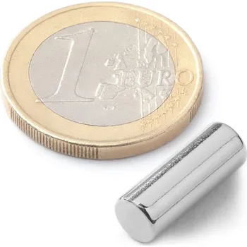 Dekorativní magnet Neodymový tyčový magnet Ø&nbsp;6&nbsp;mm, v.&nbsp;16&nbsp;mm, diametral, síla&nbsp;2,1&nbsp;kg