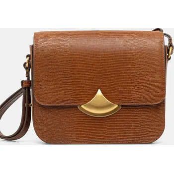 Kabelka Kožená kabelka Sessun 25102002 hnědá 88X, vel. ONE SIZE