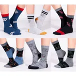 Dětské ponožky vzorované chlapecké SKA0006B 35-38 Mix barev