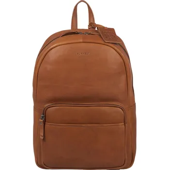 Městský batoh Kožený batoh Burkely Roune - koňak