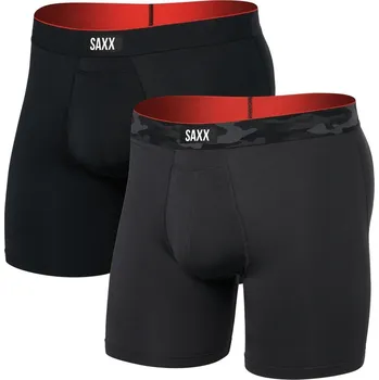 Boxerky Boxerky SAXX MULTI-SPORT MESH BOXER BRIEF FLY 2PK Man velikost M