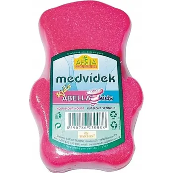 Abella Medvídek Kids koupelová houba pro děti různ