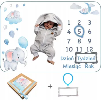 Obraz Dětská kocyk , podložka + rámečky. Baleno v ekologické krabička