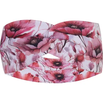 Čelenka Ebbie Bavlněná čelenka - RŮŽOVÁ KRÁSA - ŽEBROVANÁ Velikost: 1-3