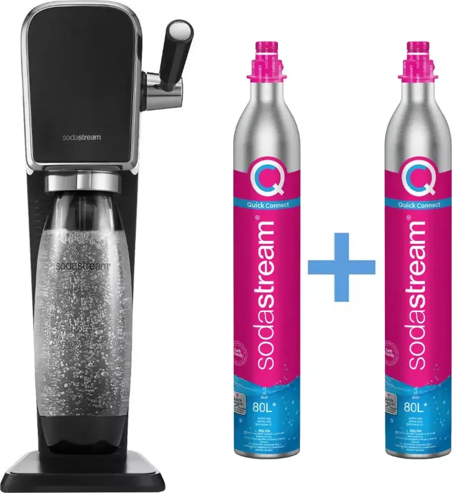 Sodastream ART black + bombicka CQC