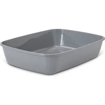 Toaleta pro kočku Savic Iriz kočičí toaleta bez okraje, 50 cm - šedá