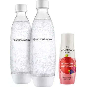 Výrobník sody Sodastream Lahev FUSE 2x W + Z. Ovoce 440ml