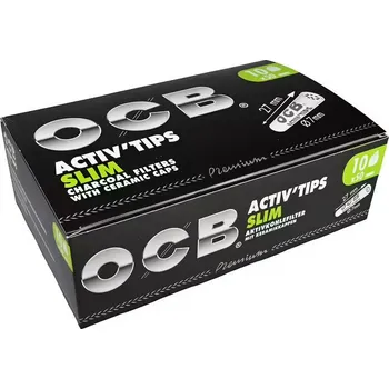 OCB filtry Activ Tips Slim 7 mm 50ks, BOX 10ks