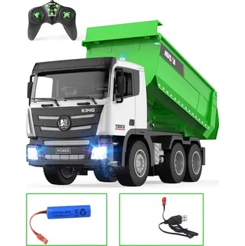 RC model auta DÁLKOVĚ OVLÁDANÉ SKLÁPĚČKA NÁKLADNÍ AUTO NA DÁLKOVÉ OVLÁDÁNÍ ZVUKOVÉ A SVĚTELNÉ EFEKTY