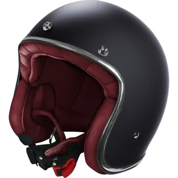 Helma na motorku Open face helmet STORMER 408-D01-A02-11 QUARTZ matná černá XL