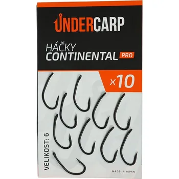 Rybářský háček 10ks - Háčky Continental PRO Velikost 6