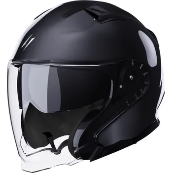 Helma na motorku Open face helmet STORMER 408-F01-A02-08 RIVAL black pearly S