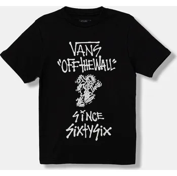 Oblečení a móda Dětské bavlněné tričko Vans Let Loose SS VN000PXXBLK1 černá 99X, vel. 129-139.5