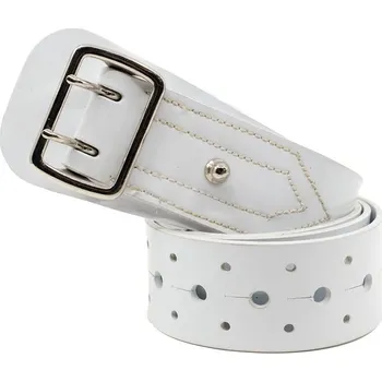 Opasek Opasek FRANCOUZSKÝ přehlídkový vinylový BÍLÝ použitý vel. T4 (Opasek FRANCOUZSKÝ přehlídkový vinylový BÍLÝ použitý vel. T4)