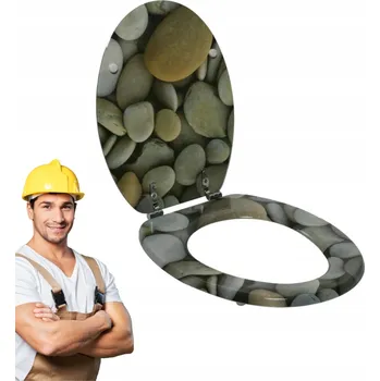 WC sedátko WC sedátko Pop Pebbles Sensea kameny