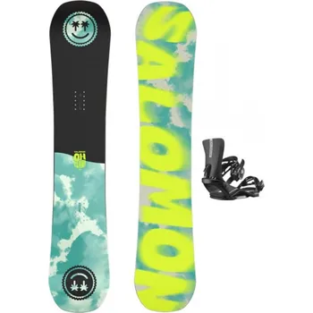 Snowboard Snowboard Salomon OH YEAH+RHYTHM BLACK Délka: 147 cm, Vázání: Rhythm black