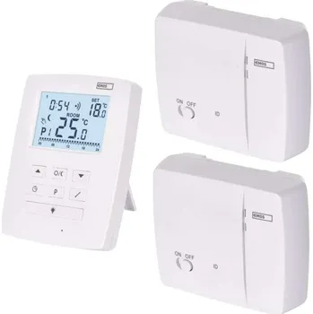 Termostat EMOS Pokojový termostat a 2x přijímač s komunikací OpenTherm, bezdrátový P5611OT.2R