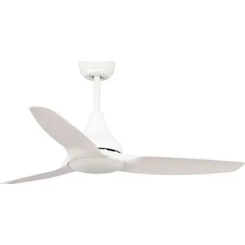 NOVA LUCE stropní ventilátor se světlem SAMOA tělo z oceli matná černá a sklo 3ABS černé listy LED 18W 3000K 5267301