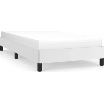 Postel Čalouněná jednolůžková postel 100x200 bílá