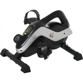 Mini trenažér pro trénink nohou | černý + stříbrný