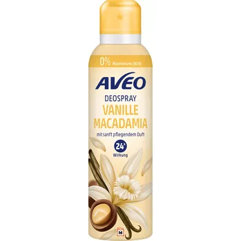 AVEO deodorant ve spreji Vanilka Macadamia 24h 200 ml
