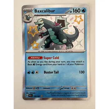 Karetní hra Pokémon PAF 130/091 Baxcalibur - Paldean Fates