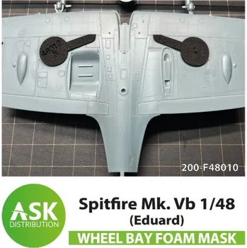 Plastikový model ASK 1/48 Spitfire Mk.Vb FOAM flexibel wheel bay mask for Eduard