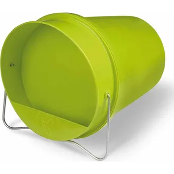 Napáječka pro ptáka Kbelíková napáječka pro slepice plastová zelená GAUN 11015 - 6 l