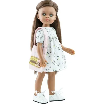 Dřevěná hračka Oblečení pro panenky 32 cm Šaty s kabelkou
