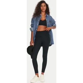 Dámské legíny Roxy Legíny Heart Into It Ankle ERJNP03690 Černá Slim Fit M