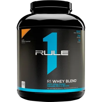 Protein Rule1 Whey Blend 2280 g Příchuť: Lehce slaný karamel