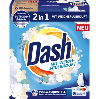 Prací prášek Dash Prací Prášek Univerzální Účinný 2v1 50 dávek 3kg DE