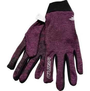 Rukavice Sportovní zimní dámské rukavice prstové Chiba allround light violet Velikost: M
