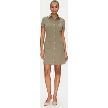 Dámské šaty Guess Košilové šaty W5GK70 KCBO2 Khaki Regular Fit XL