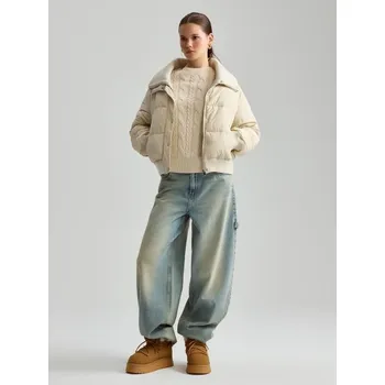 Oblečení a móda Bunda se stojáčkem - M - House - krémový - 183AK-01X
