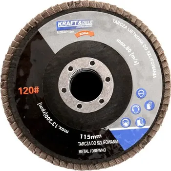 Brusný kotouč Sada lamelových kotoučů 115mm P120 KD964