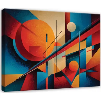 Obraz OBRAZ ABSTRAKCE POP ART DO LOŽNICE OBÝVÁKU KUCHYNĚ NA PLÁTNĚ 40x30