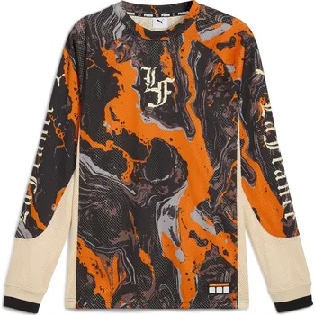 Pánské tričko Pánský dres PUMA LAFRANCE HEEM MOTO JERSEY 63247501 ORANGE GLO/AOP XL