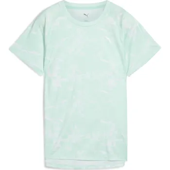 Dámské tričko Dámské triko PUMA W RUN VELOCITY AOP TEE 52759945 MINT MELT M