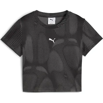 Dámské tričko Dámské triko PUMA DARE TO AOP BABY TEE 63214501 PUMA BLACK XS