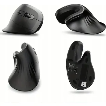 Myš Bezdrátová Myš Vertikální Ergonomická Herní 2.4G USB Počítačová
