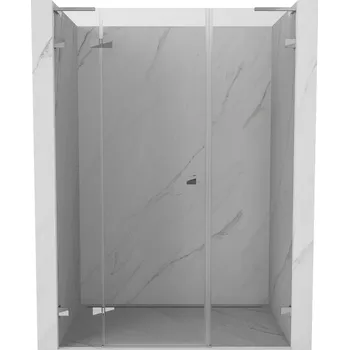 Mexen Lunar L sprchové dveře výkyvné levé 130 cm, transparentní, chrom - 834SL-130-050-01-00-L Sprchové dveře