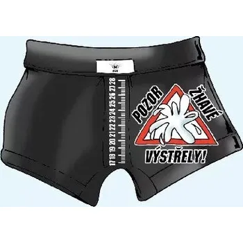 Trenýrky Trenky s metrem-Pozor,žhavé výstřely - L oranž