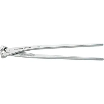 Kleště Stahlwille Kleště na ocelové spony pro těžké použití L.300 mm, hlava pochromovaná, leštěná, rukojeti pochromované