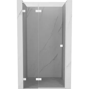 Mexen Lunar L sprchové dveře otevírací levé 95 cm, transparentní, bílé - 834L-095-000-20-00-L Sprchové dveře