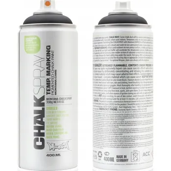 Barva ve spreji Montana CHALK SPRAY křídový lak Černá CH9000