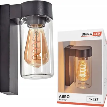 Nástěnné svítidlo Venkovní nástěnné svítidlo SuperLED černé E27 35 W