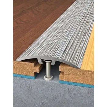 Podlahová lišta Lišta 2700x40 mm Přechodová lišta (profil) Dub bílý