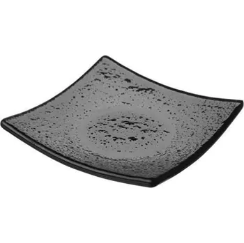 Větro skleněná miska na fingerfood – 80×80 mm – černá | Fine Dine