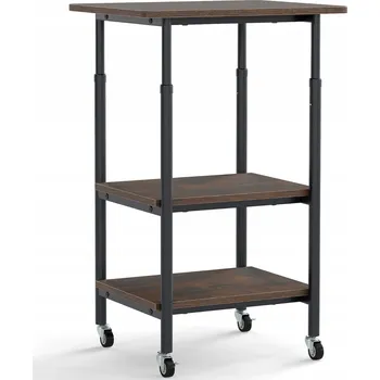 Knihovna Regál Costway 40 x 77 x 49 cm v odstínech hnědé